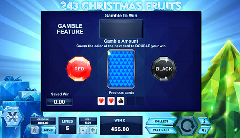 243 Christmas Fruits gamble