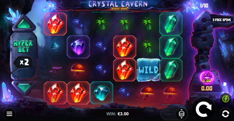 Crystal Cavern Mini-Max การเล่นเกม