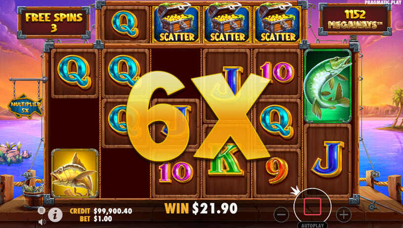 Lucky Fishing Megaways Free spins