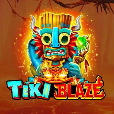 Tiki Blaze Pokie Logo