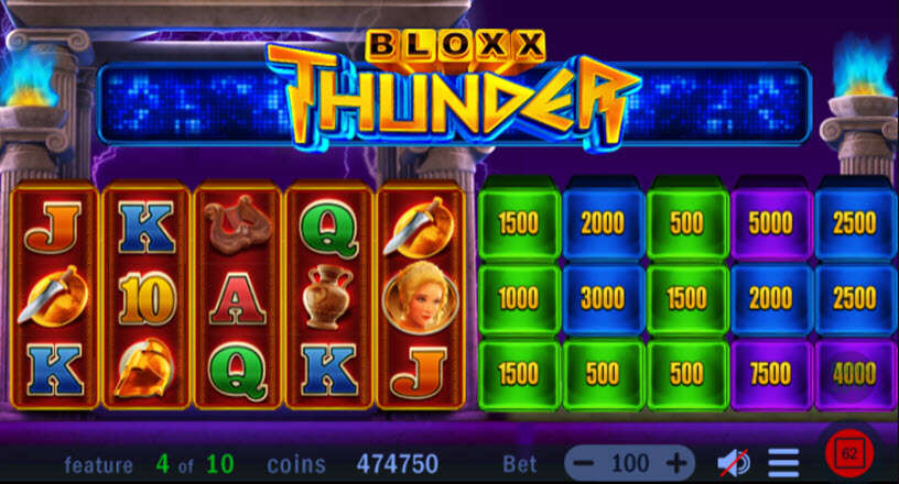 Bloxx Thunder free spins