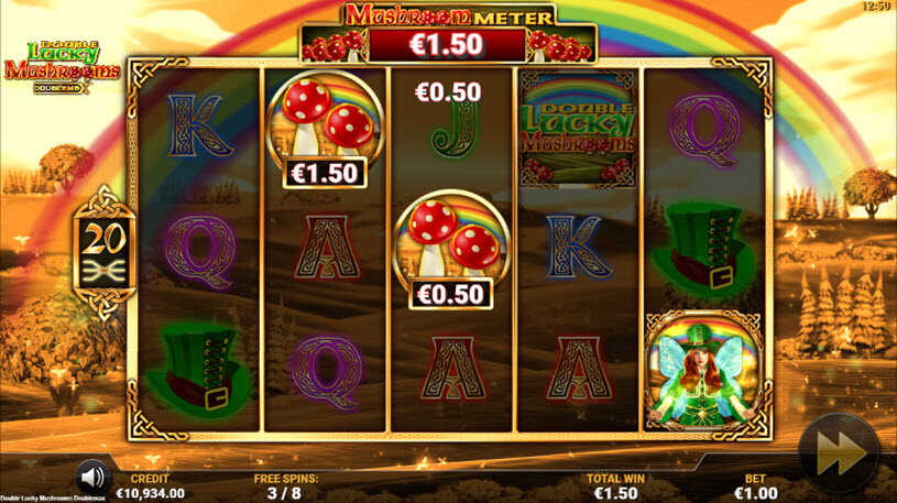 Double Lucky Mushrooms DoubleMax free spins