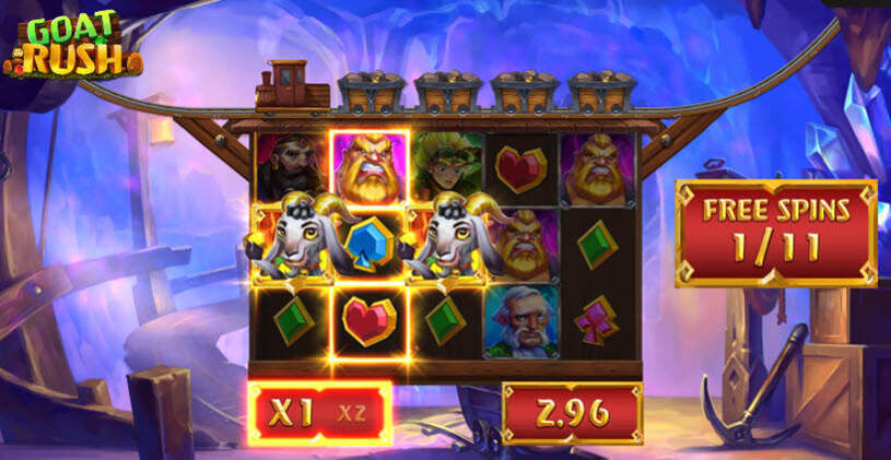 Goat Rush free spins