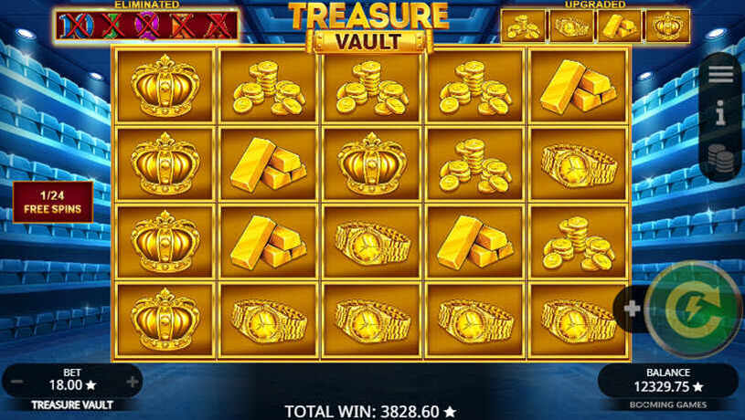 Treasure Vault free spins