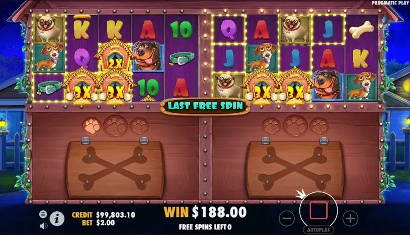 The Dog House Multihold free spins