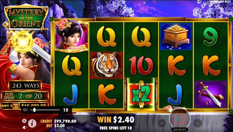Mystery of the Orient free spins