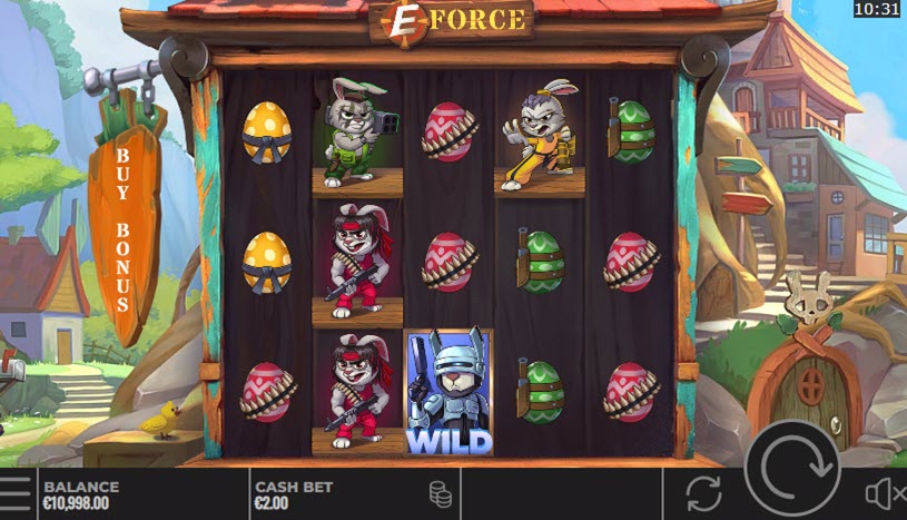 E-Force caça-níqueis jogabilidade