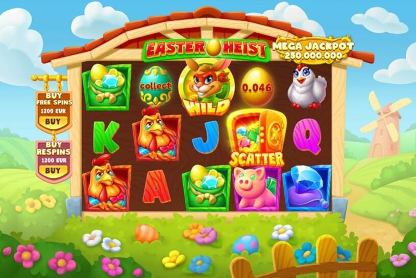 Easter Heist Spielautomat spielverlauf