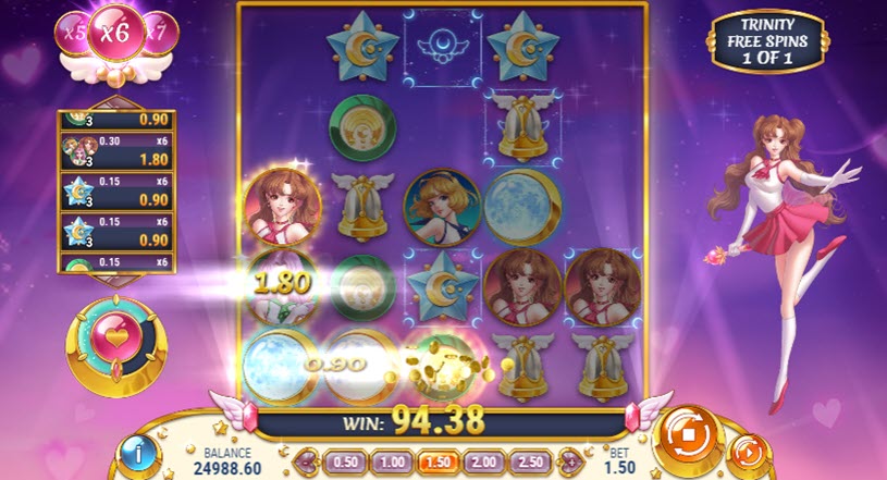 Moon Princess Trinity free spins