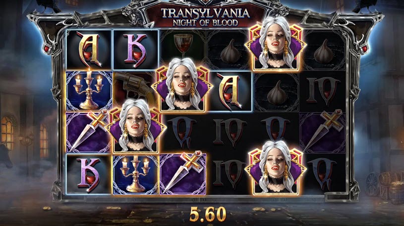 Transylvania Night of Blood การเล่นเกมสล็อต