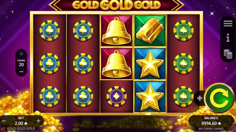 Gold Gold Gold tragamonedas jugabilidad